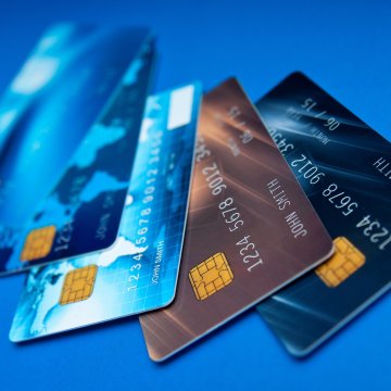 credit cards credit card processing blue background